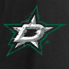 NHL Dallas Stars Women's Splatter Logo V-Neck Long Sleeve T-Shirt