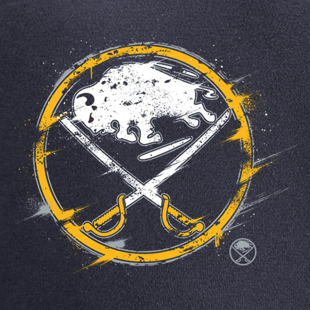 NHL Buffalo Sabres Splatter Logo Pullover Hoodie
