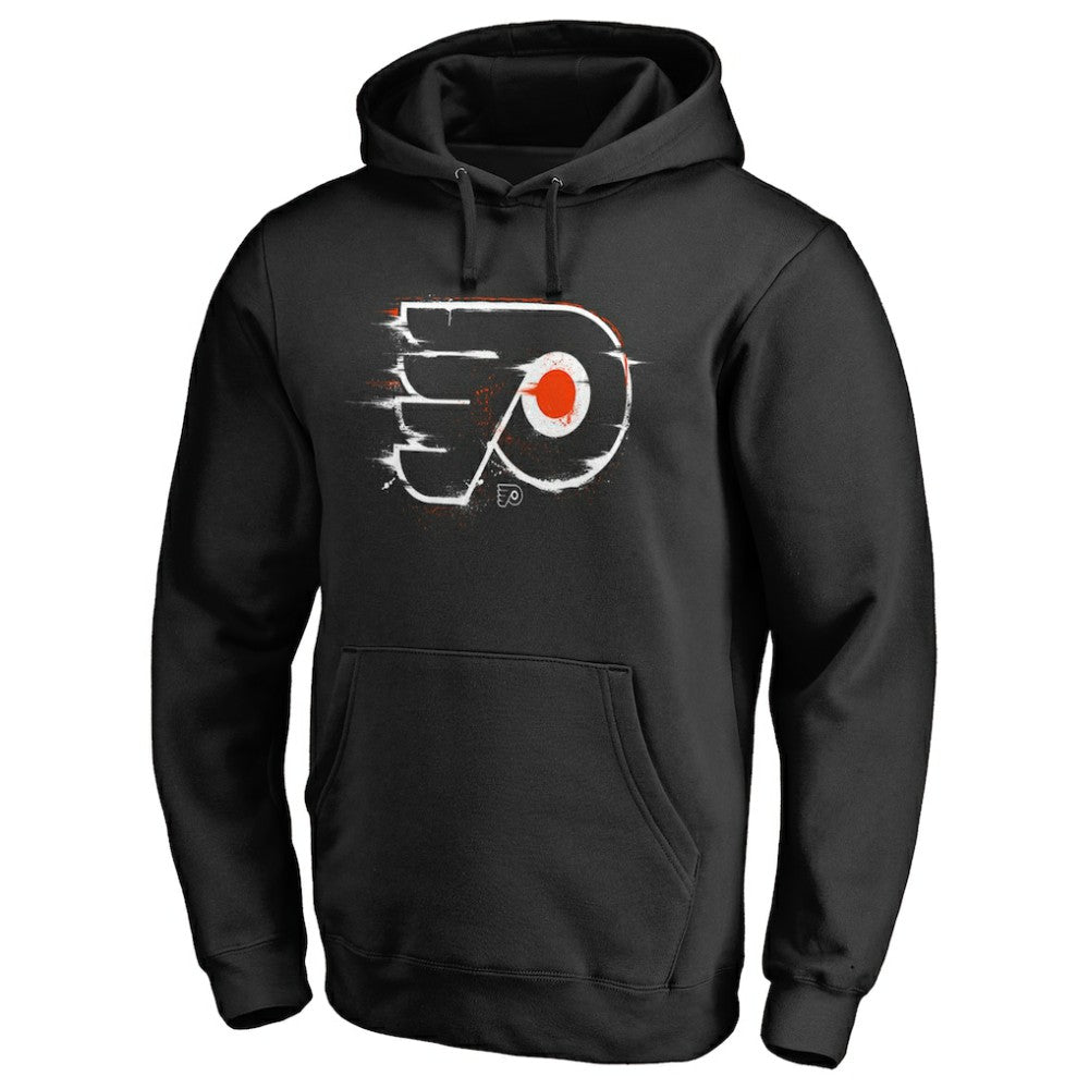NHL Philadelphia Flyers Splatter Logo Pullover Hoodie