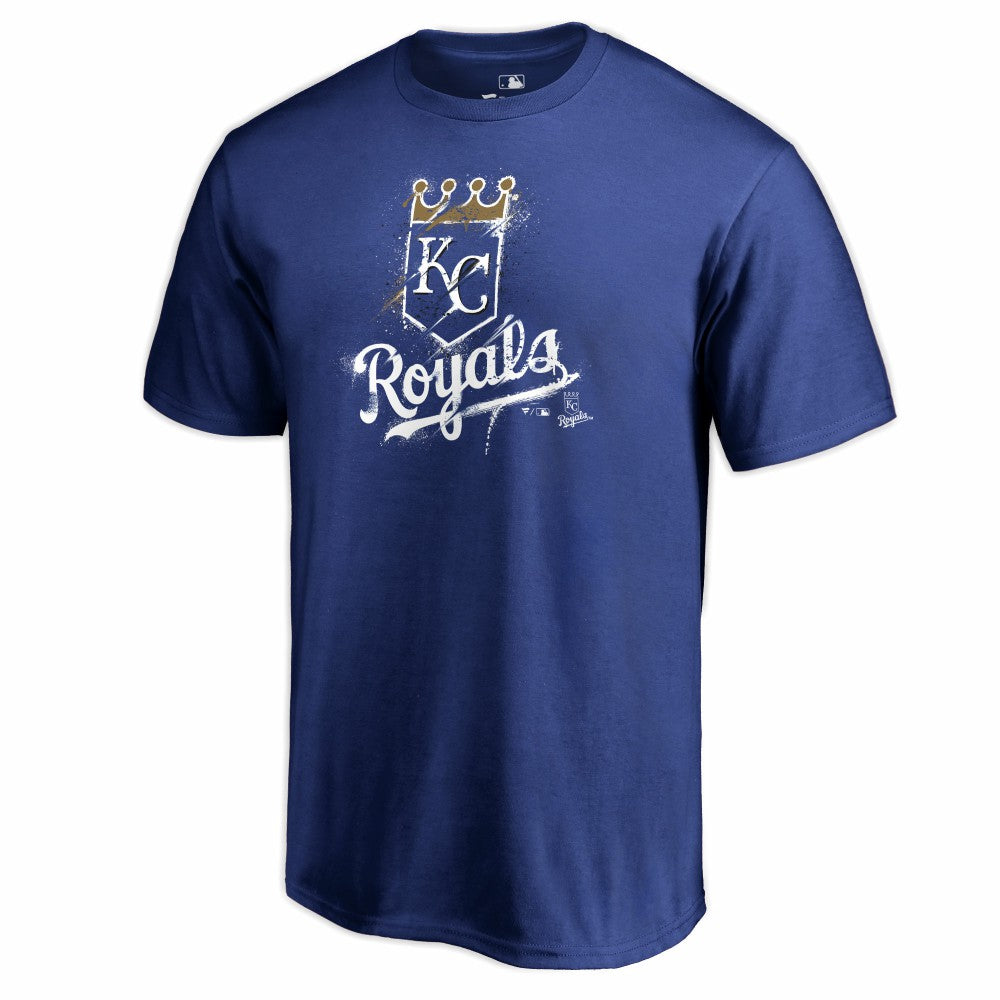 Royal Kansas City Royals Splatter Logo T-Shirt