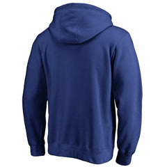 Royal New York Mets Splatter Logo Pullover Hoodie