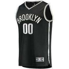 Fanatics Brooklyn Nets Fast Break Custom Replica Jersey Black