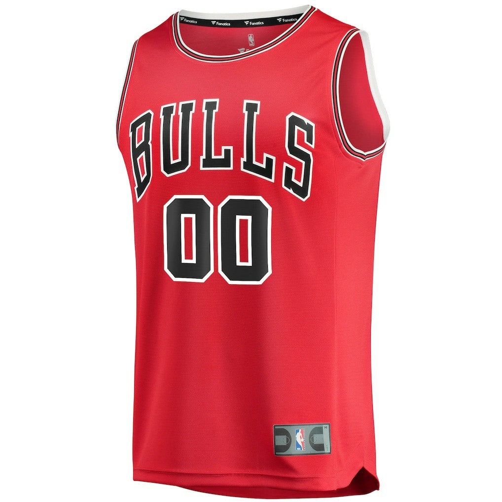 Fanatics Chicago Bulls Fast Break Custom Replica Jersey Red sale