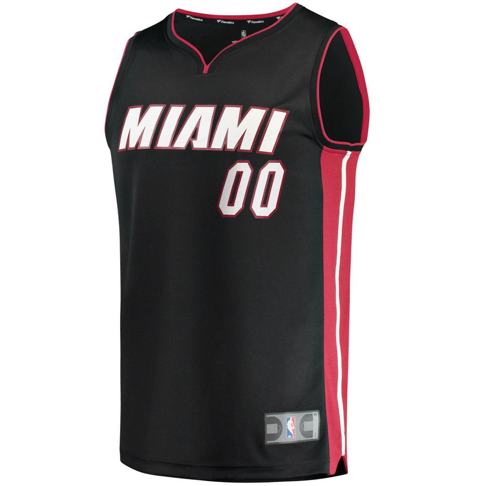 Fanatics Miami Heat Fast Break Custom Replica Jersey Black