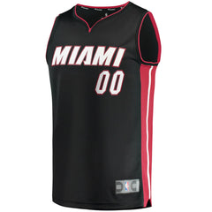 Fanatics Miami Heat Fast Break Custom Replica Jersey Black