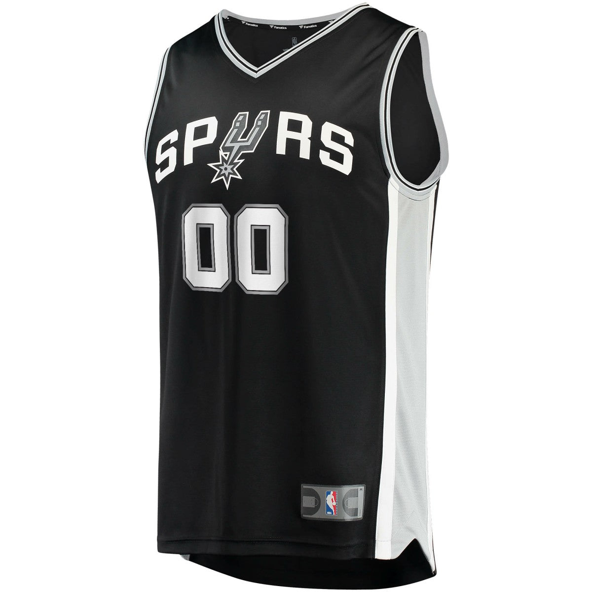Fanatics San Antonio Spurs Fast Break Custom Replica Jersey Black