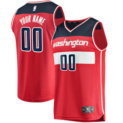 Fanatics Washington Wizards Fast Break Custom Replica Jersey Red