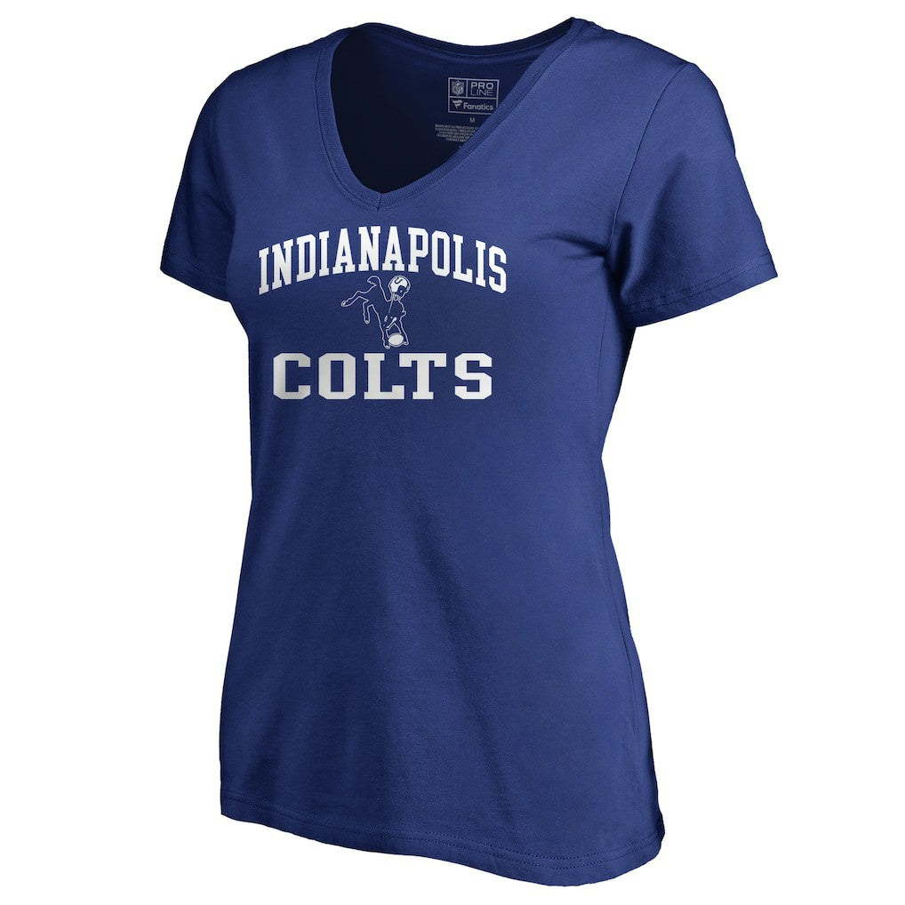 Women's Vintage Collection Victory Arch V-Neck T-Shirt - Indianapolis Colts T-shirts