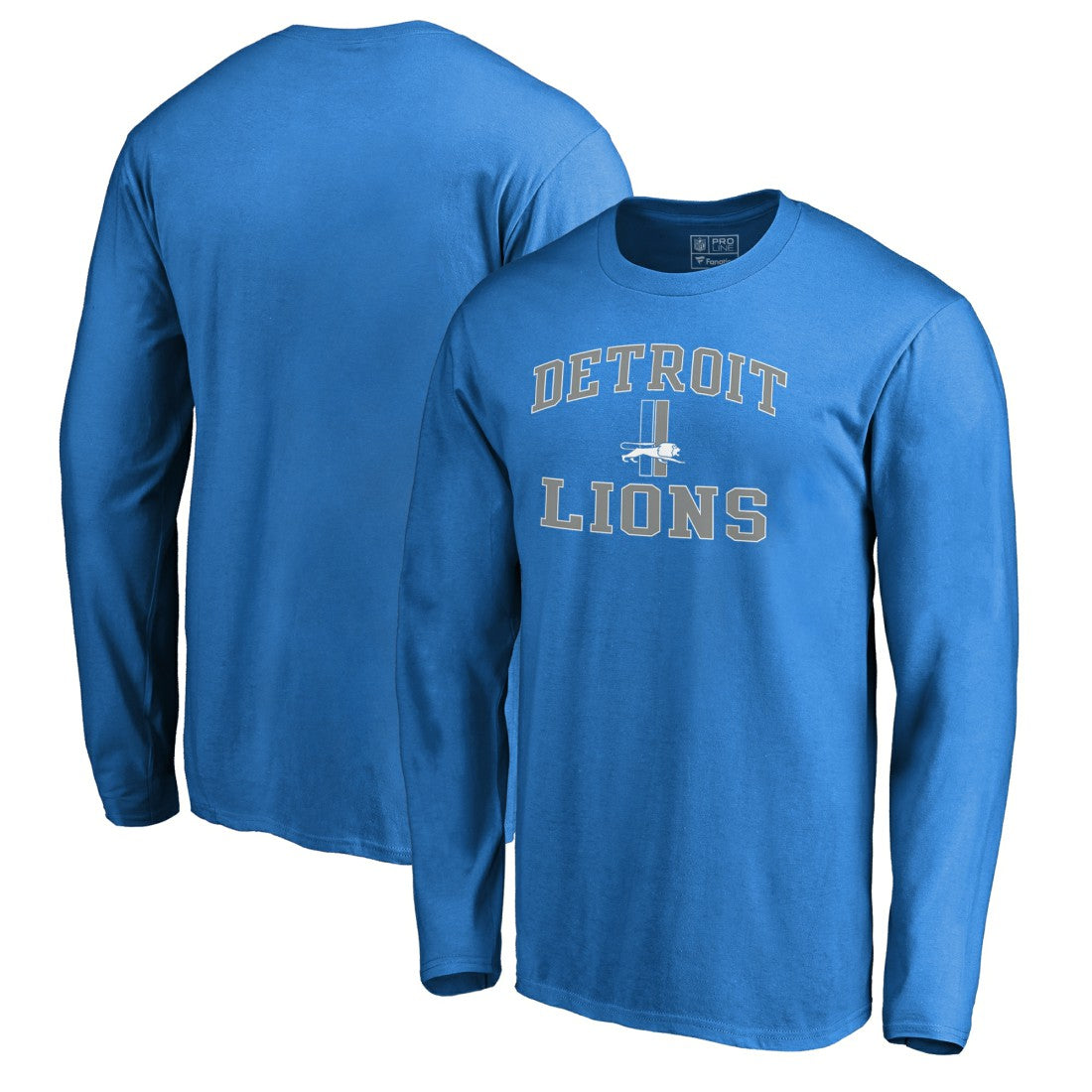 Vintage Collection Victory Arch Long Sleeve T-Shirt - Detroit Lions T-shirts