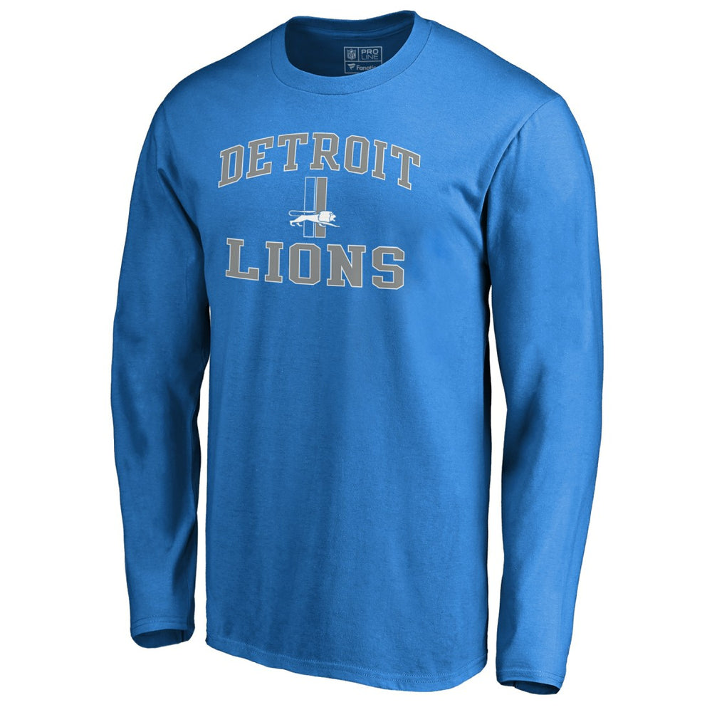 Vintage Collection Victory Arch Long Sleeve T-Shirt - Detroit Lions T-shirts