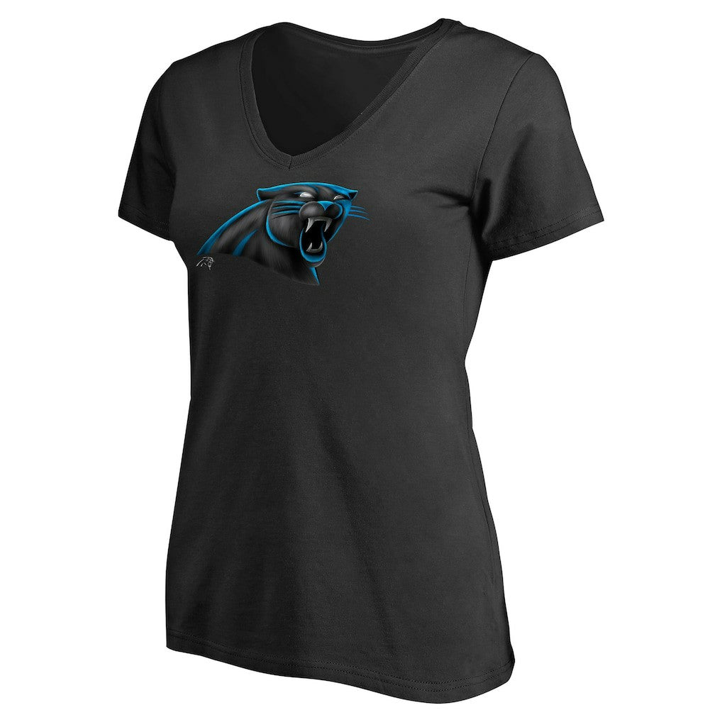 Women's Personalized Midnight Mascot T-Shirt - Carolina Panthers T-shirts