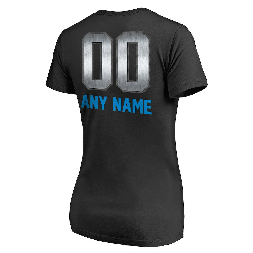 Women's Personalized Midnight Mascot T-Shirt - Carolina Panthers T-shirts