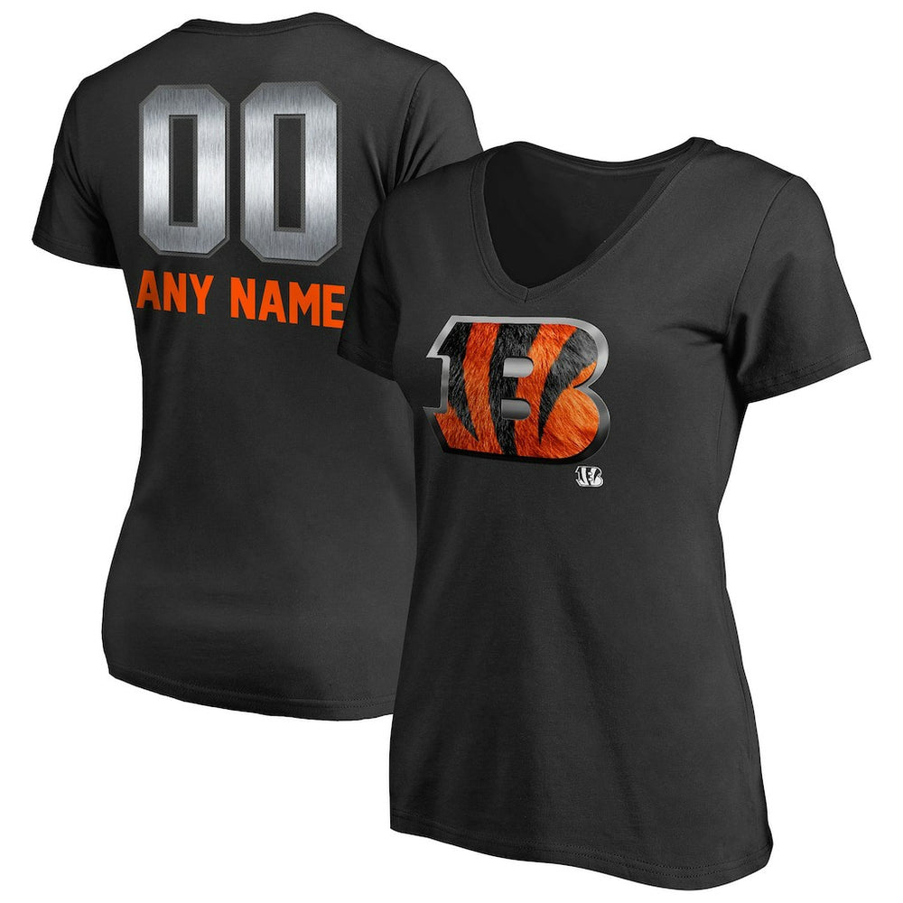 Women's Personalized Midnight Mascot T-Shirt - Cincinnati Bengals T-shirts