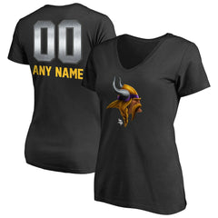 Women's Personalized Midnight Mascot T-Shirt - Minnesota Vikings T-shirts