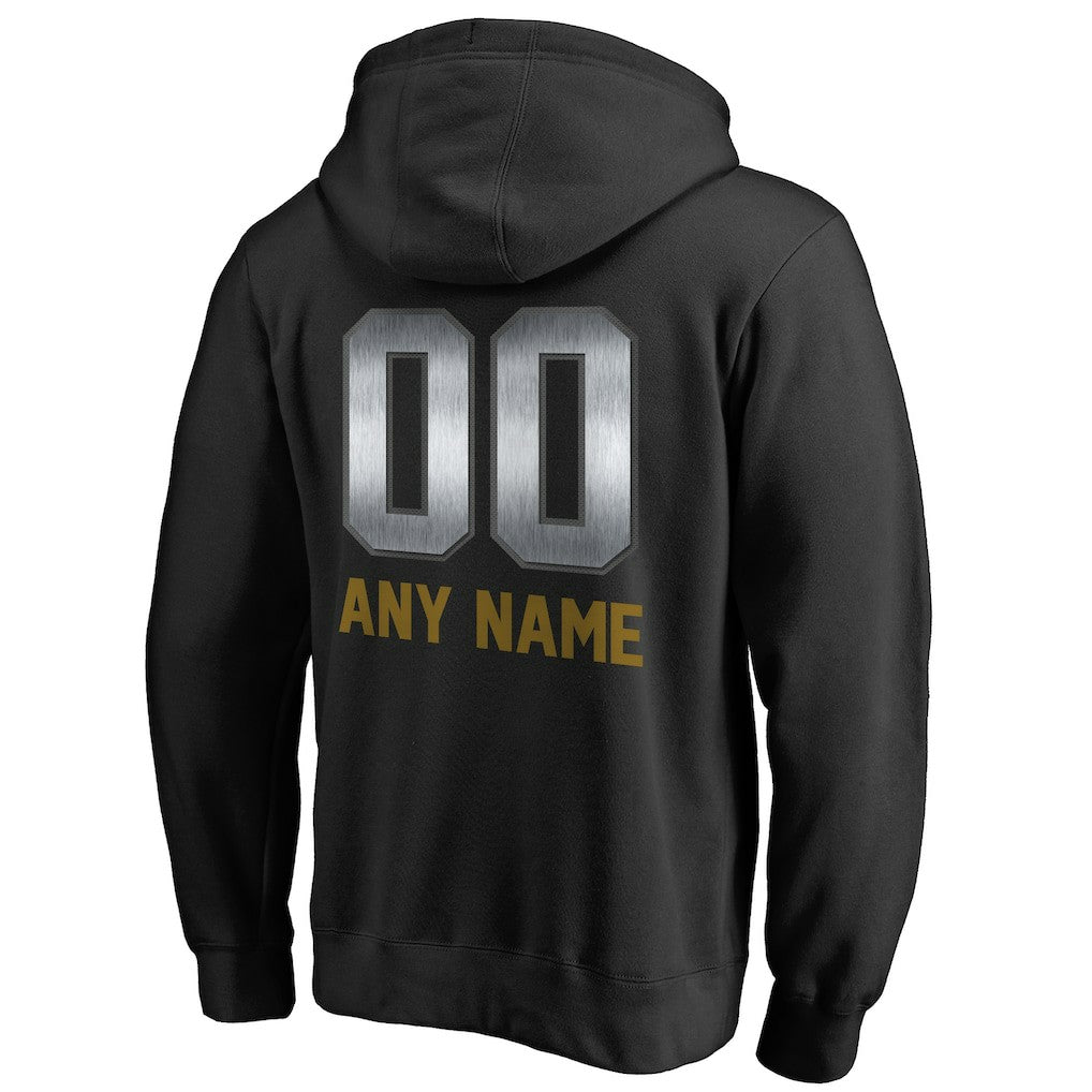 Personalized Midnight Mascot Pullover Hoodie - Baltimore Ravens Hoodies