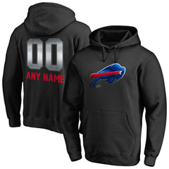 Personalized Midnight Mascot Pullover Hoodie - Buffalo Bills Hoodies