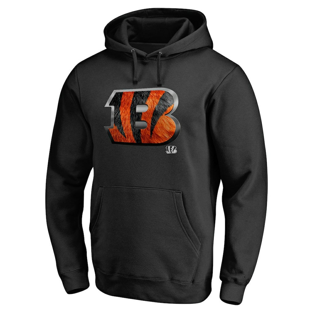 Personalized Midnight Mascot Pullover Hoodie - Cincinnati Bengals Hoodies
