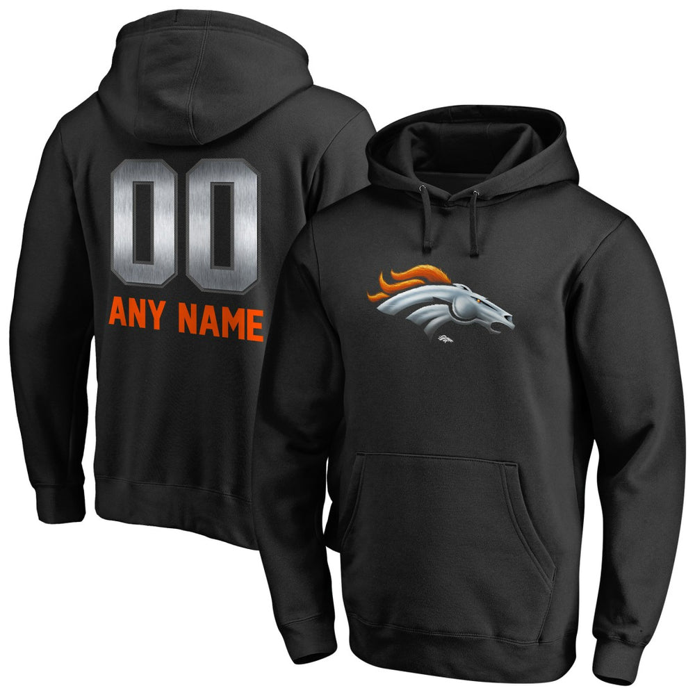 Personalized Midnight Mascot Pullover Hoodie - Denver Broncos Hoodies