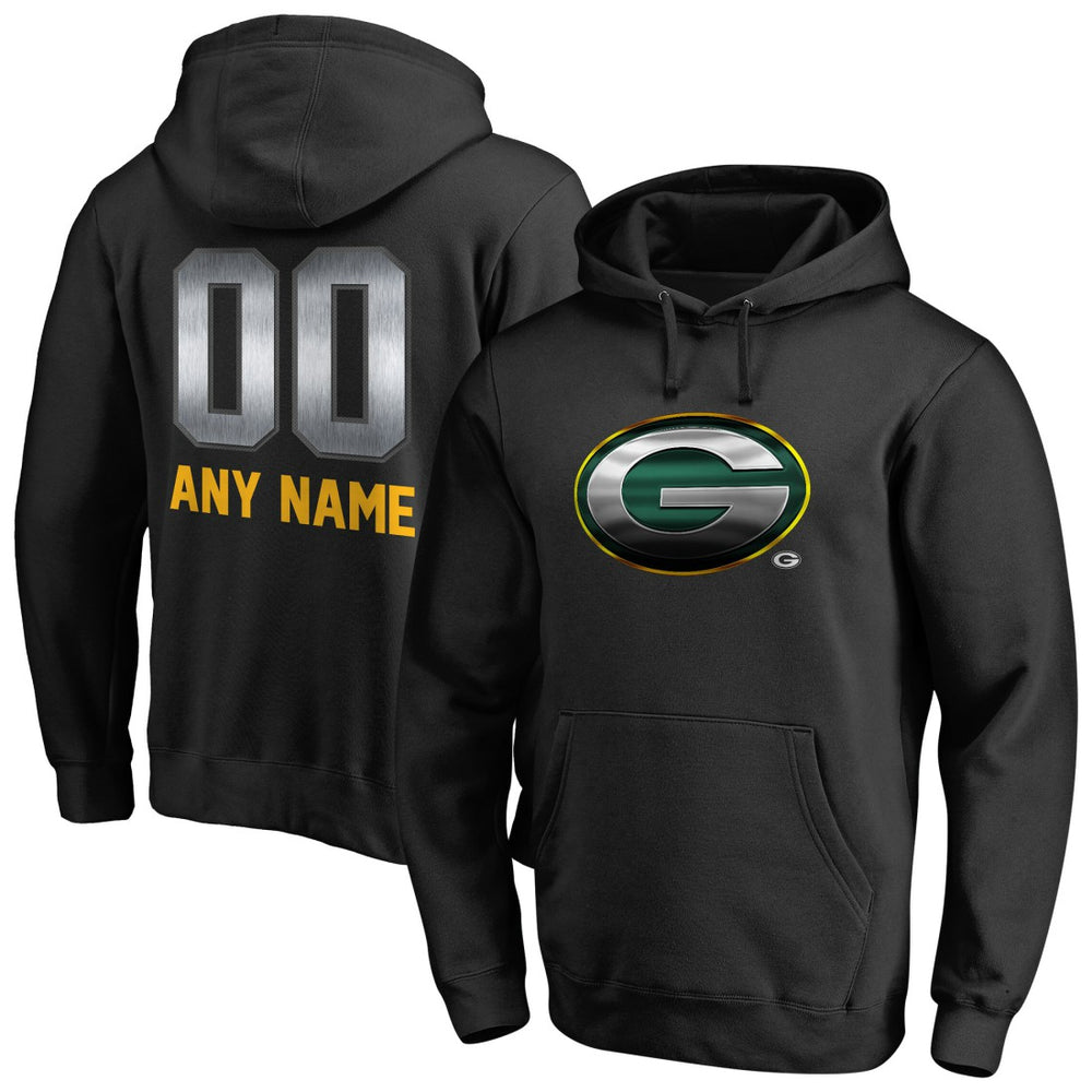 Personalized Midnight Mascot Pullover Hoodie - Green Bay Packers Hoodies