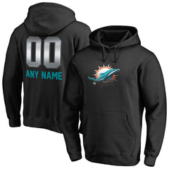 Personalized Midnight Mascot Pullover Hoodie - Miami Dolphins Hoodies