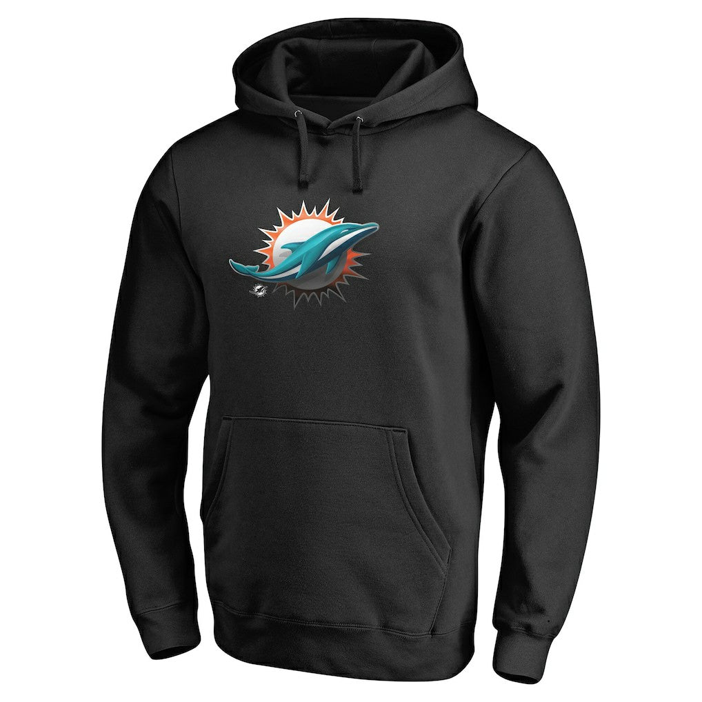 Personalized Midnight Mascot Pullover Hoodie - Miami Dolphins Hoodies