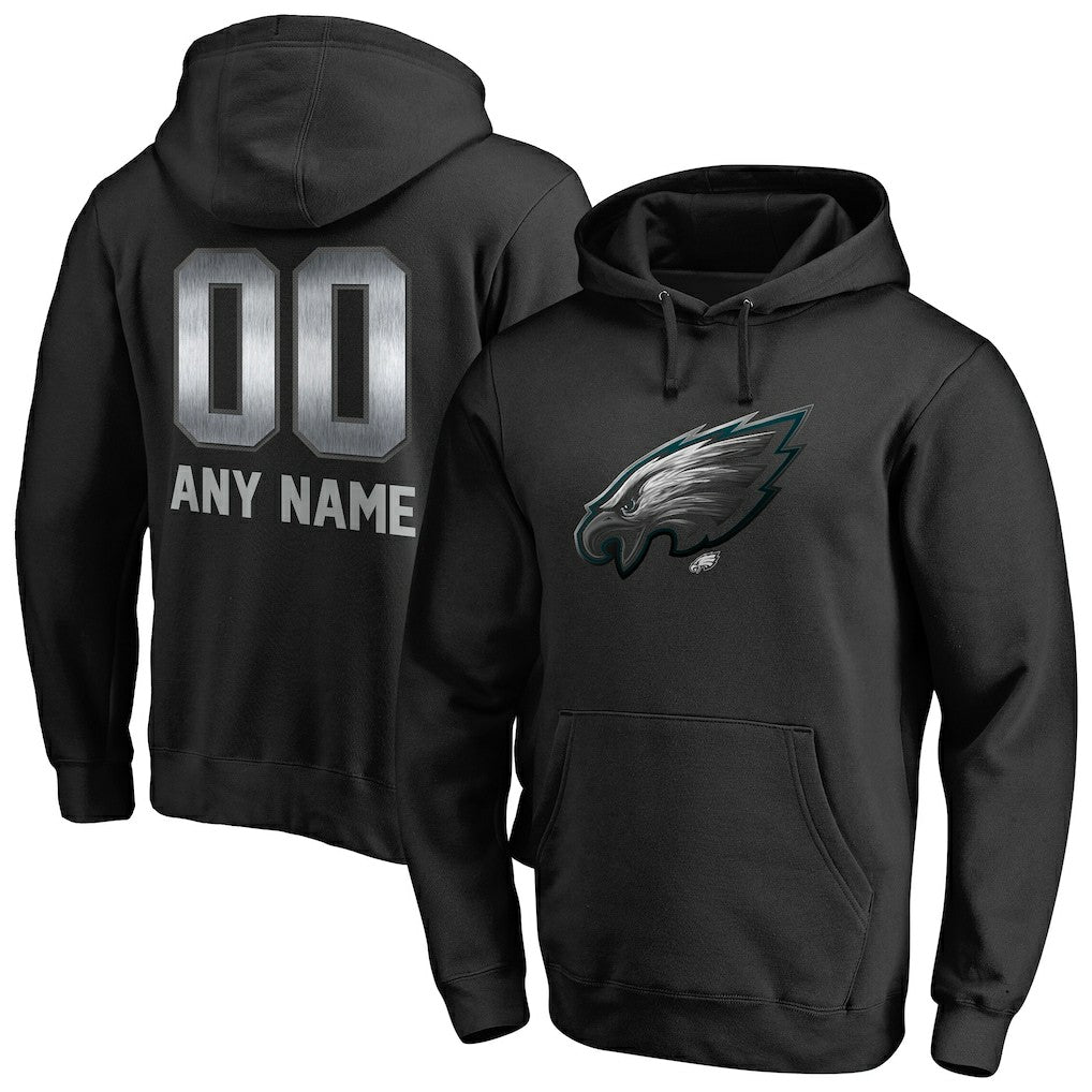 Personalized Midnight Mascot Pullover Hoodie - Philadelphia Eagles Hoodies