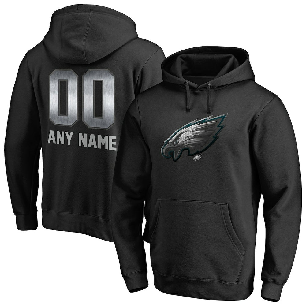 Personalized Midnight Mascot Pullover Hoodie - Philadelphia Eagles Hoodies