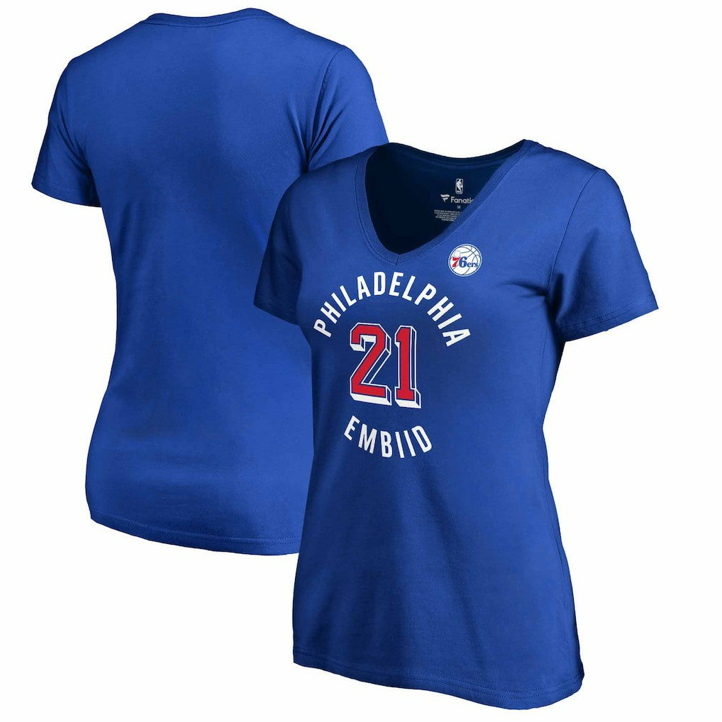 Fanatics Joel Embiid Philadelphia 76ers Women's Plus Size Notable T-Shirt