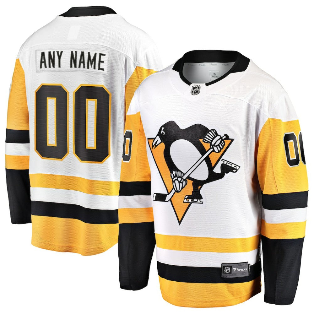 NHL Pittsburgh Penguins Fanatics Away Breakaway Custom Jersey