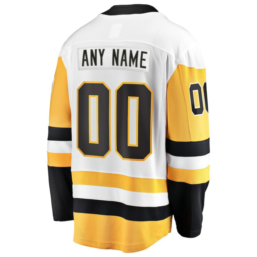 NHL Pittsburgh Penguins Fanatics Away Breakaway Custom Jersey