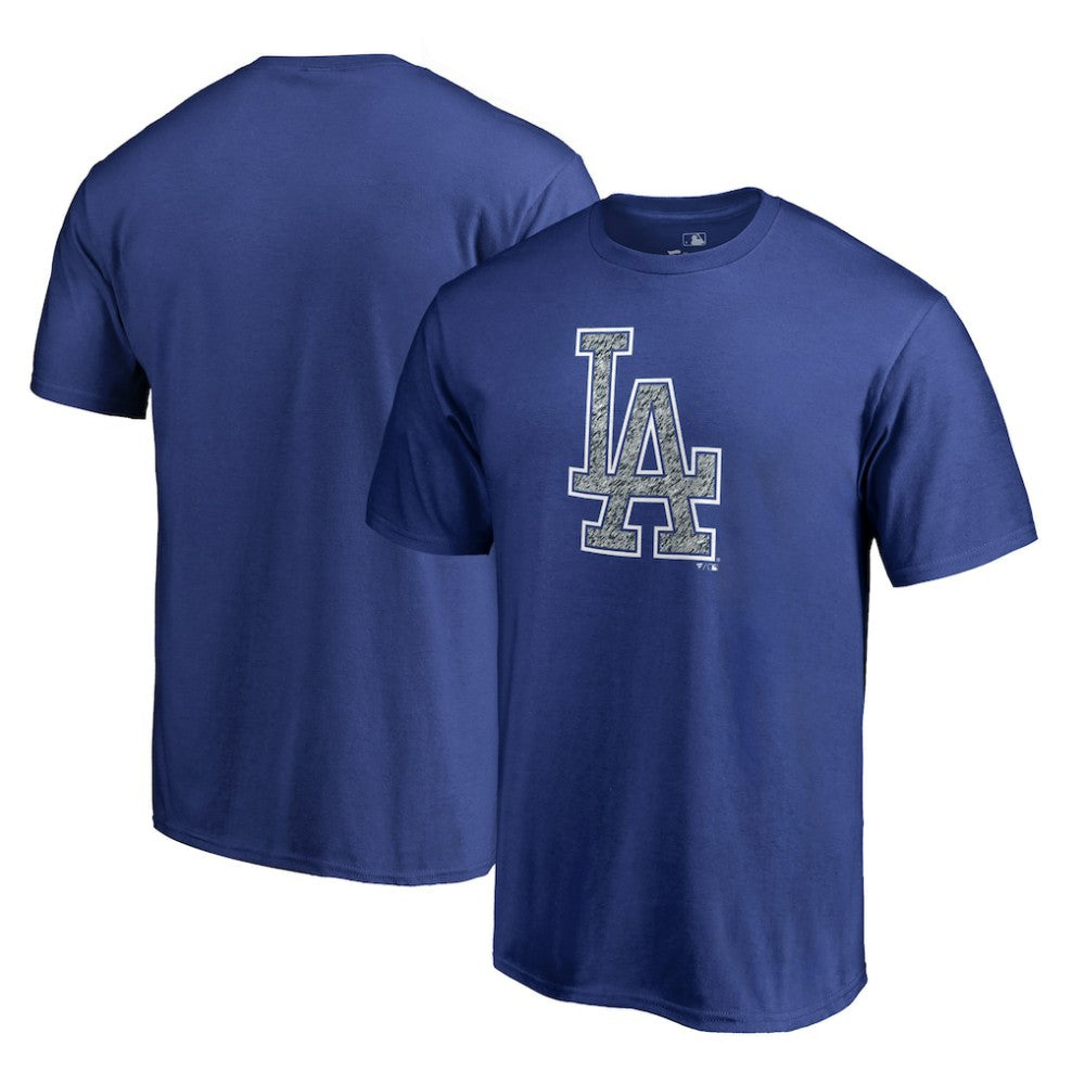 Royal Los Angeles Dodgers Static Logo T-Shirt