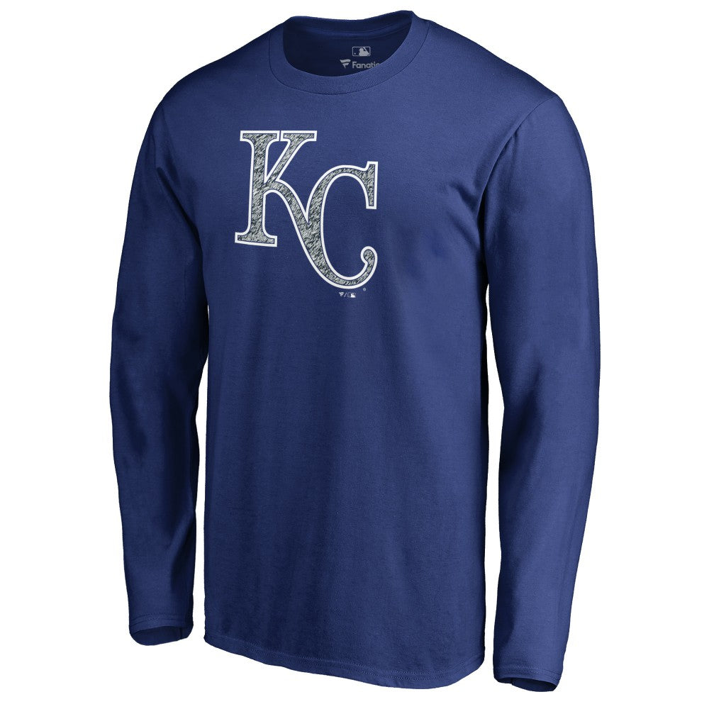 Royal Kansas City Royals Static Logo Long Sleeve T-Shirt