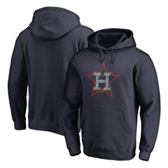 Navy Houston Astros Static Logo Pullover Hoodie