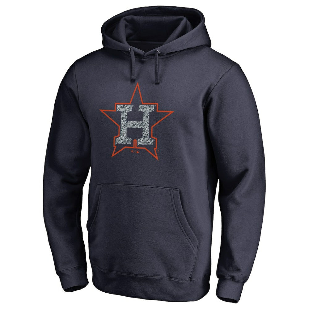 Navy Houston Astros Static Logo Pullover Hoodie
