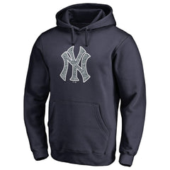 Navy New York Yankees Static Logo Pullover Hoodie