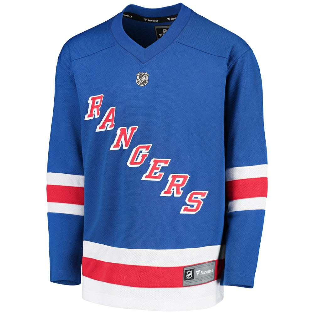 NHL New York Rangers Fanatics Youth Home Replica Blank Jersey
