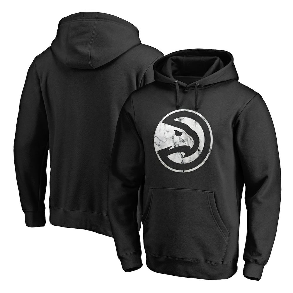 Atlanta Hawks Marble Logo Pullover Hoodie