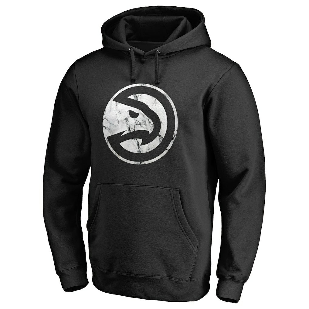 Atlanta Hawks Marble Logo Pullover Hoodie