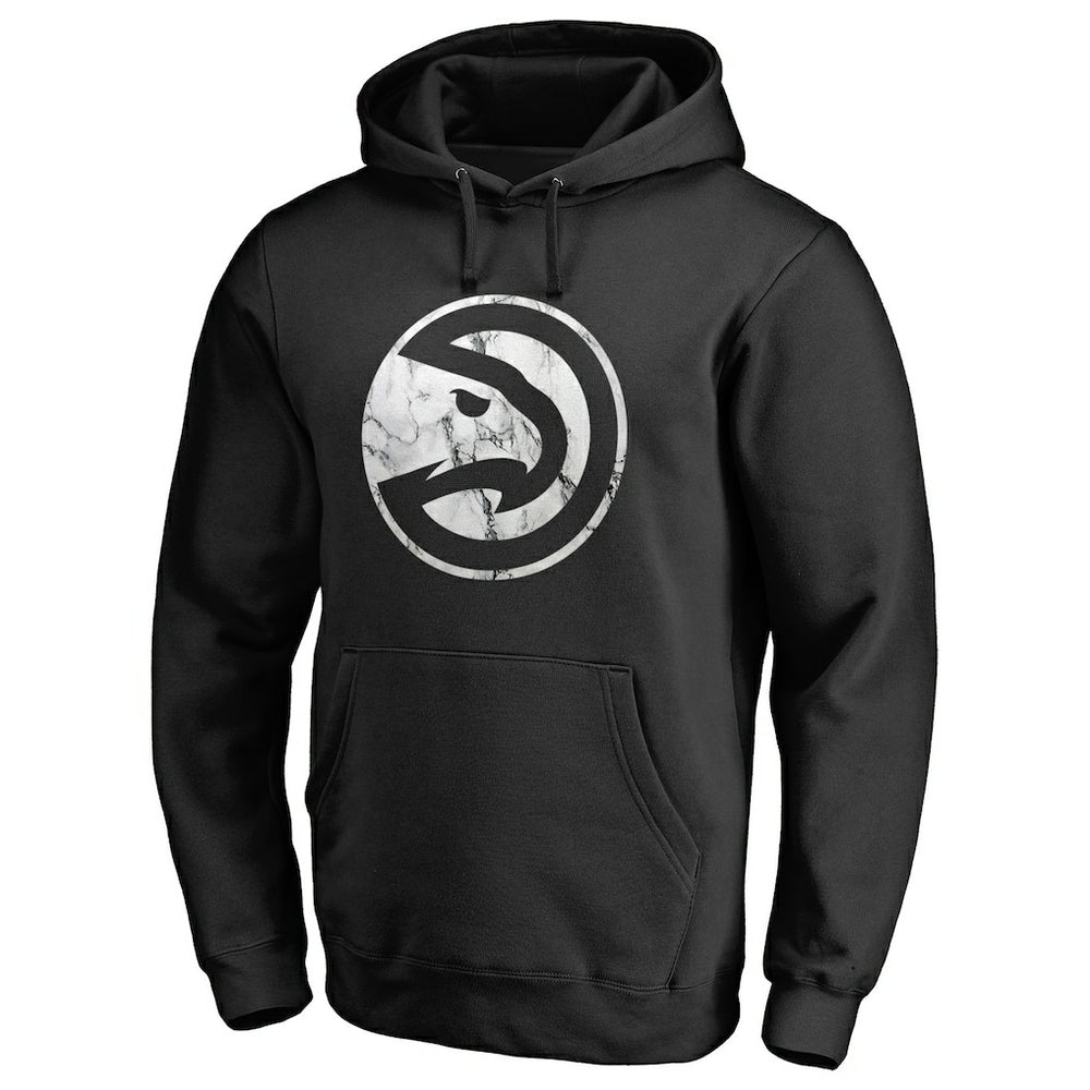 Atlanta Hawks Marble Logo Pullover Hoodie