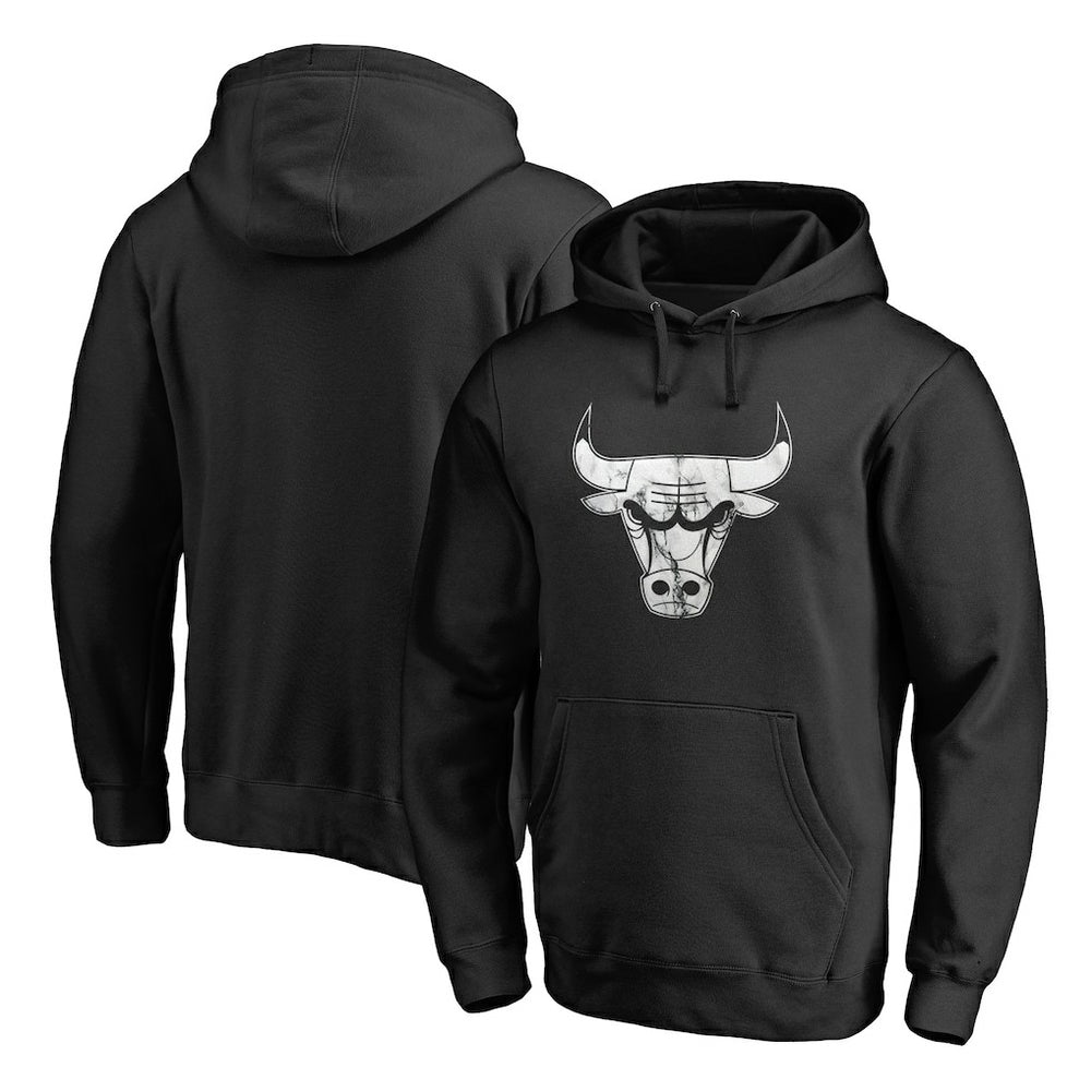 Chicago Bulls Marble Logo Pullover Hoodie