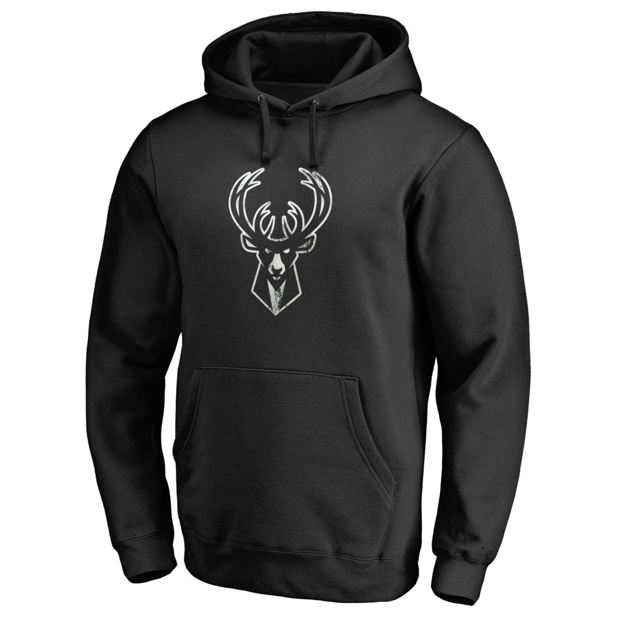 Milwaukee Bucks Marble Logo Pullover Hoodie