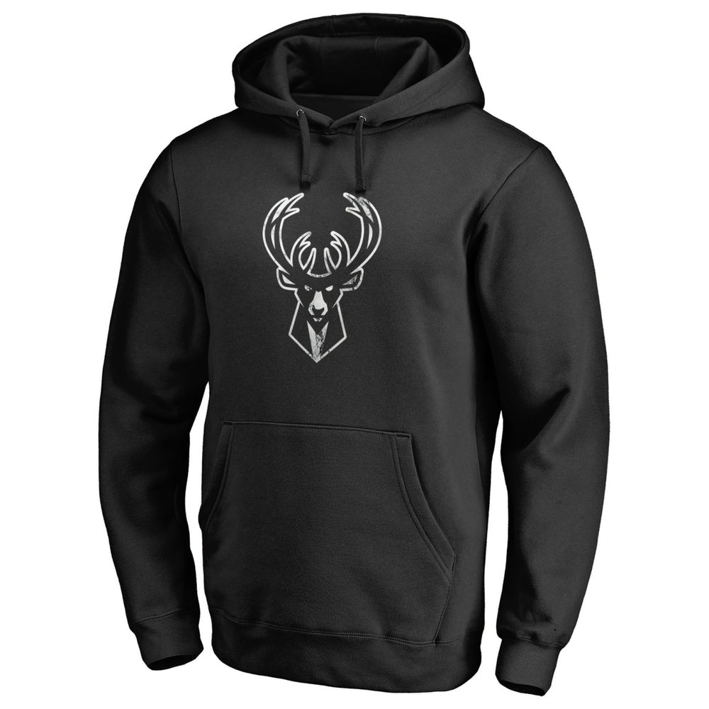Milwaukee Bucks Marble Logo Pullover Hoodie