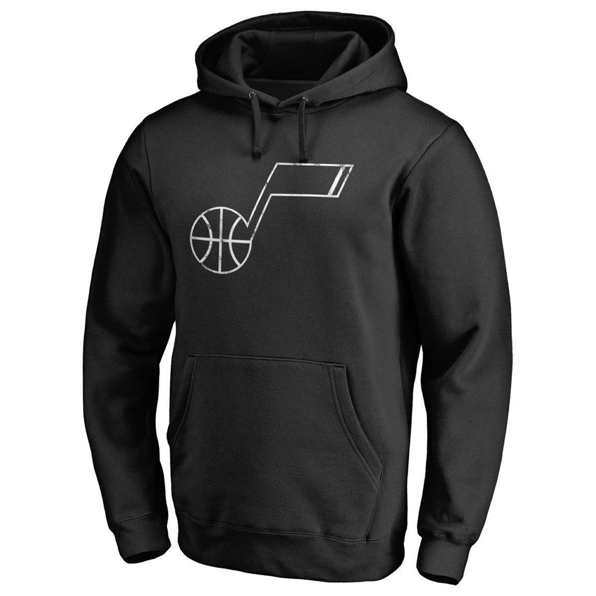 Utah Jazz Marble Logo Pullover Hoodie
