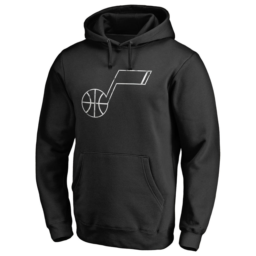 Utah Jazz Marble Logo Pullover Hoodie