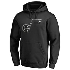 Utah Jazz Marble Logo Pullover Hoodie