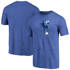 Throwback Logo Tri-Blend T-Shirt - Indianapolis Colts T-shirts