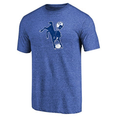 Throwback Logo Tri-Blend T-Shirt - Indianapolis Colts T-shirts