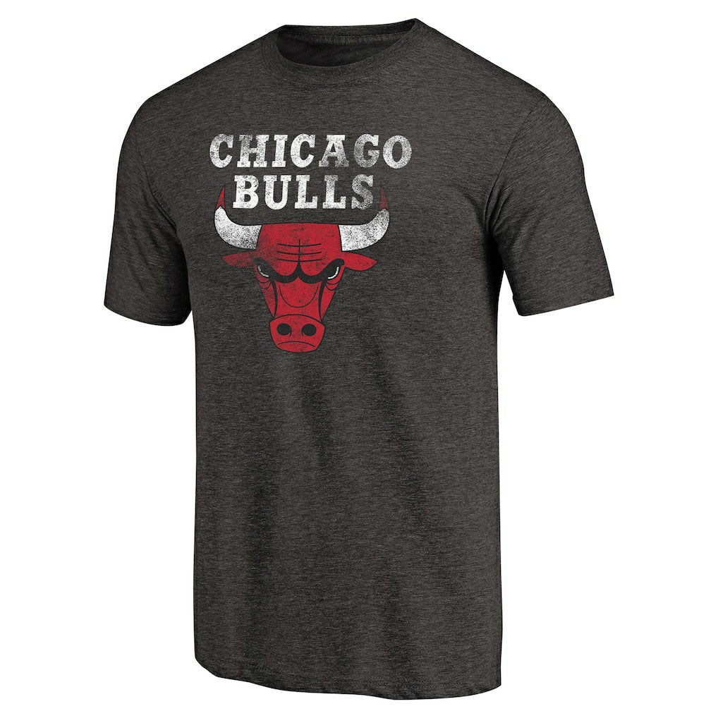 Chicago Bulls Distressed Logo Tri-Blend T-Shirt sale