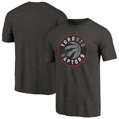 Toronto Raptors Distressed Logo Tri-Blend T-Shirt