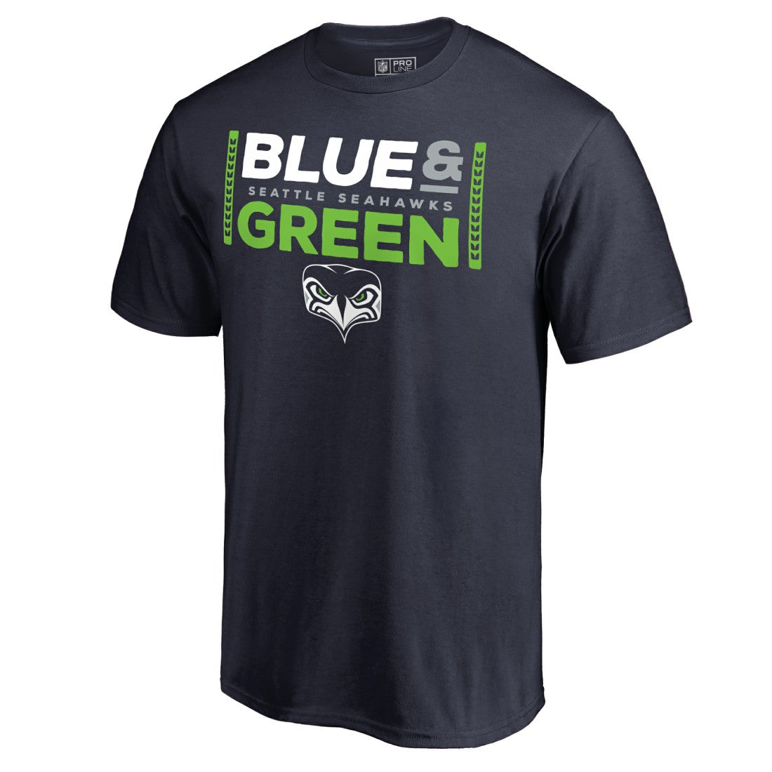Alternate Team Logo Gear Blue & Green T-Shirt - Seattle Seahawks T-shirts